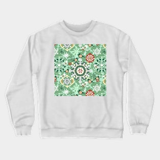 Snow in Garden Crewneck Sweatshirt